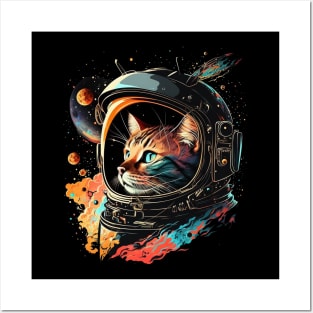 astro cat Posters and Art